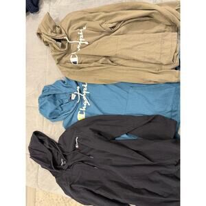 LOT: 3 Lightweight Champion Hoodies